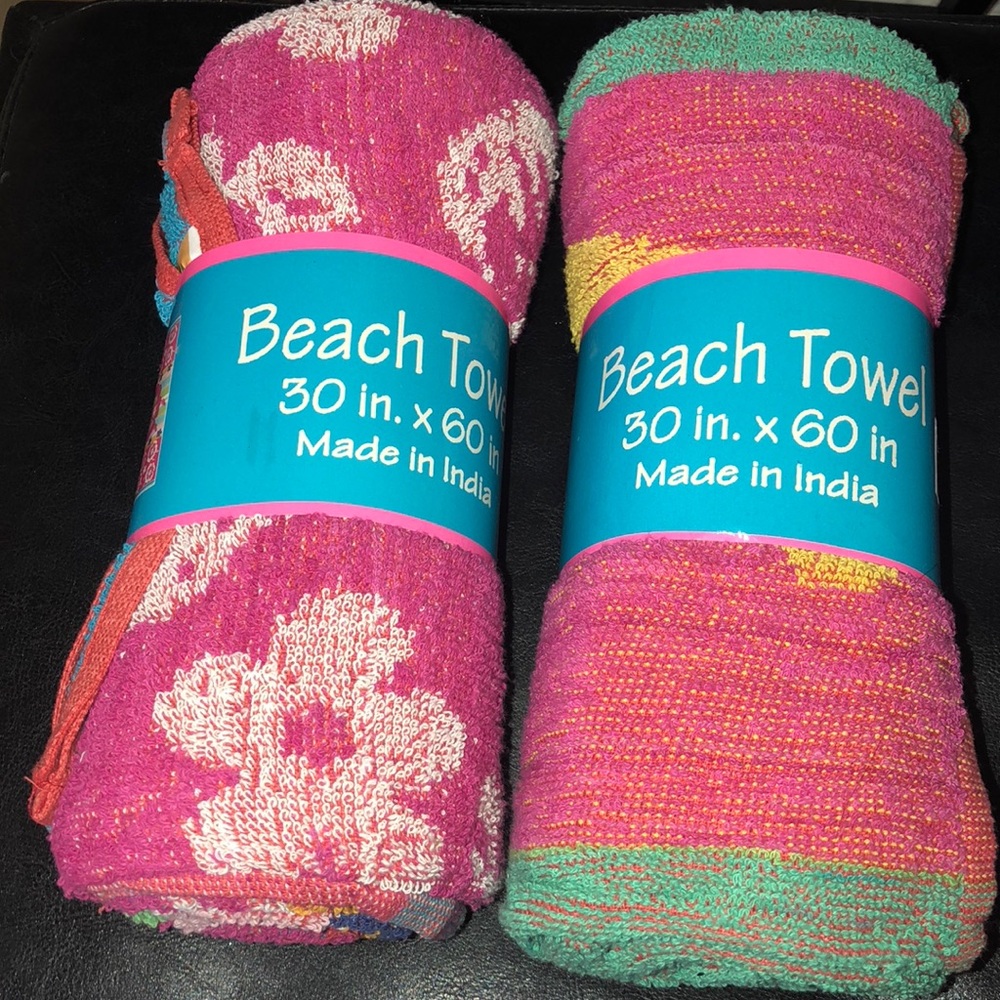 Brand new beach towels set of two